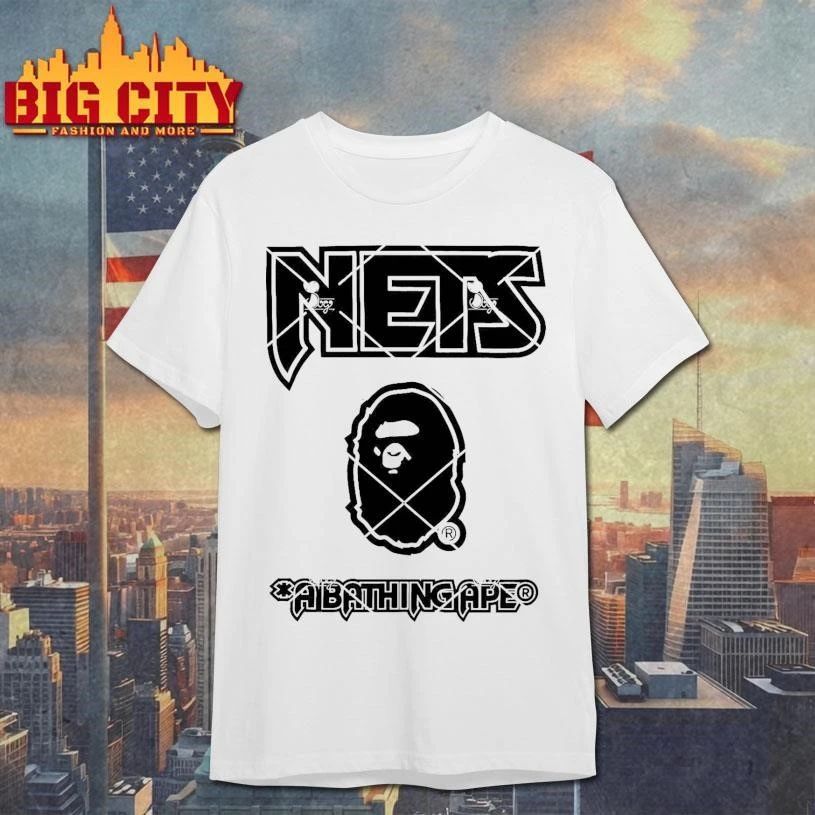 New Jersey Nets NBA abathing ape Shirt
