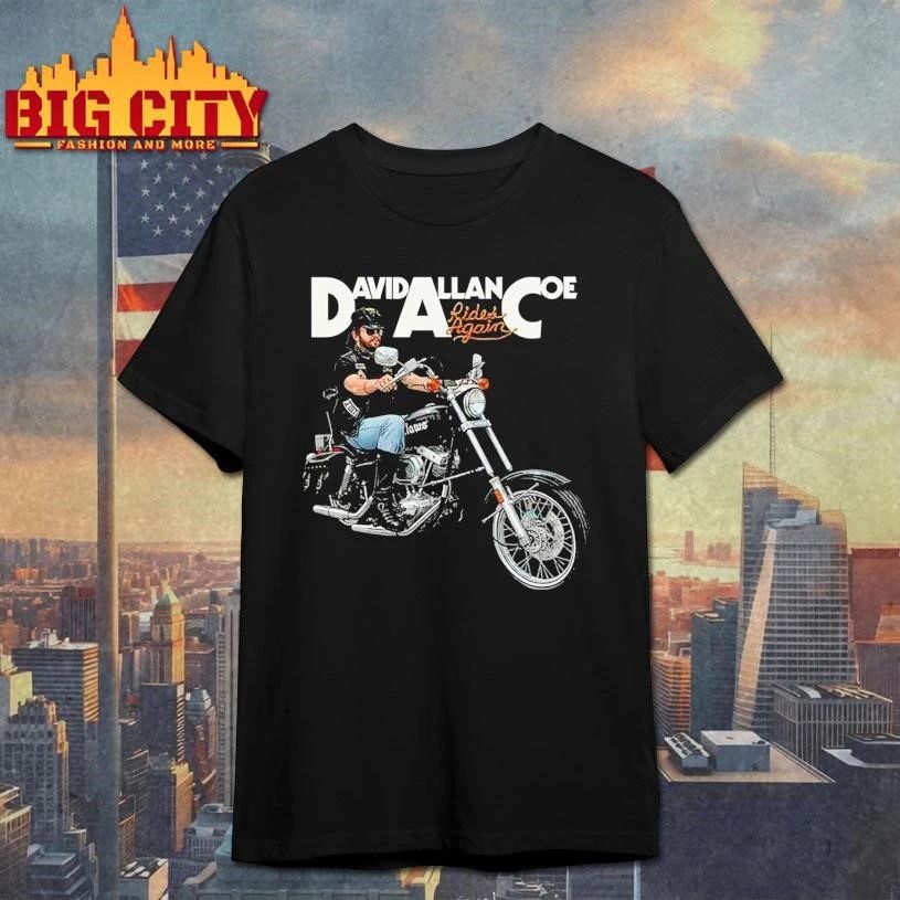 Awesome David Allan Coe Rides Again Country Music Shirt