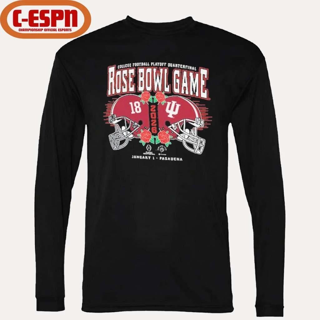 Indiana Football 2026 Rose Bowl Head to Head Helmet At alabama Crimson tide shirt
