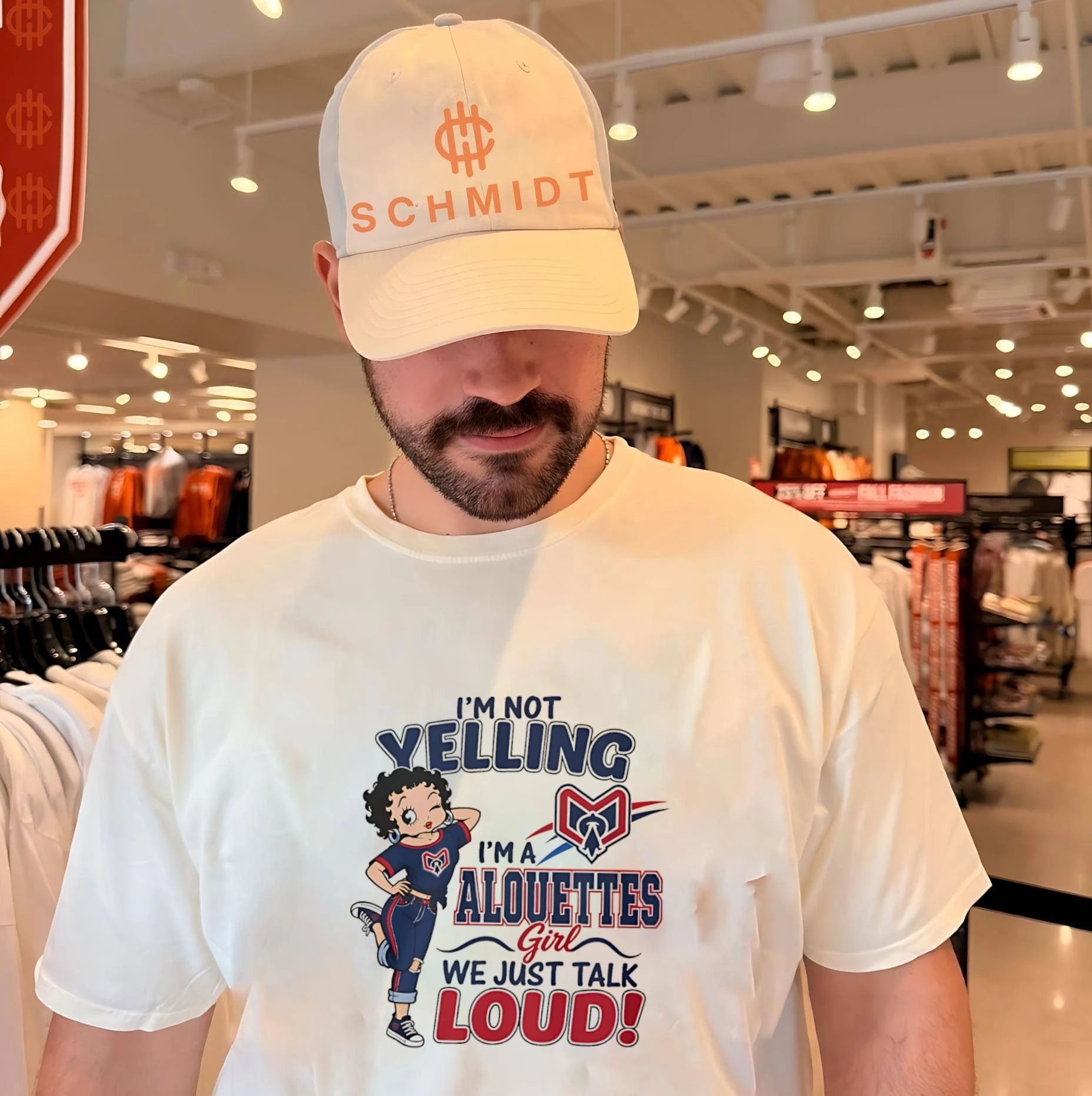 I’m not yelling I’m a Alouettes we just talk loud shirt