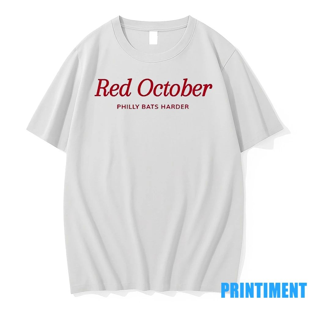 Philadelphia Phillies Red October Philly Bats Harder Tshirts Sweater