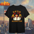 Original David Allan Coe Vintage Sunset Country Music Shirt