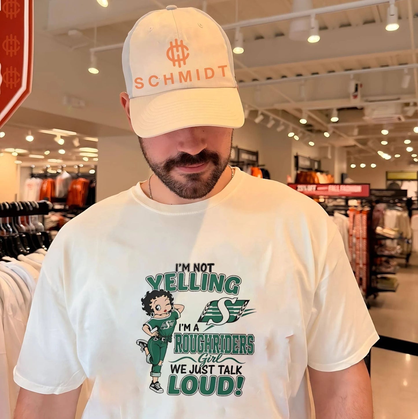 I’m not yelling I’m a Roughriders girl we just talk loud shirt