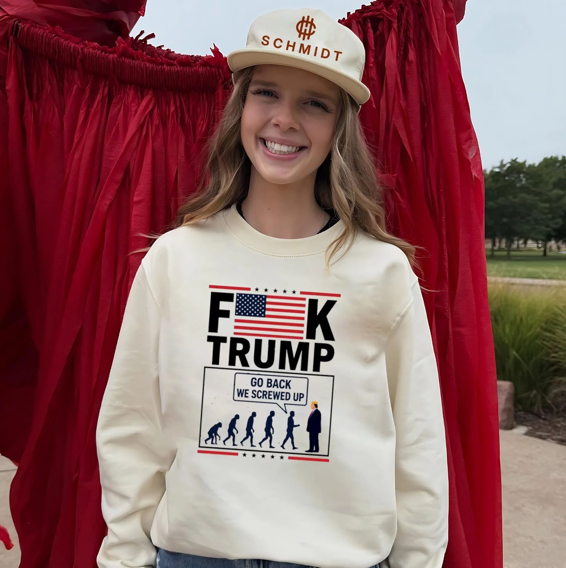 Stephen Colbert FK Trump Go Back We Screwed Up Shirt