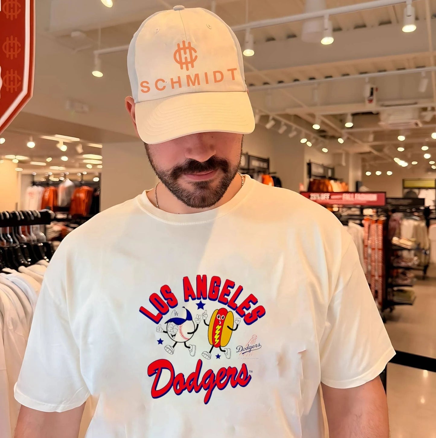 Los Angeles Dodgers HotDog Preschool Snack cartoon shirt