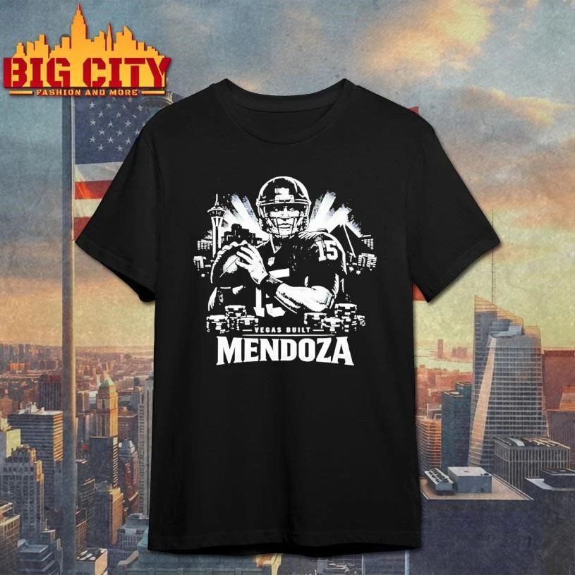 Mendoza Vegas Built City Skyline Fernando Mendoza Shirt