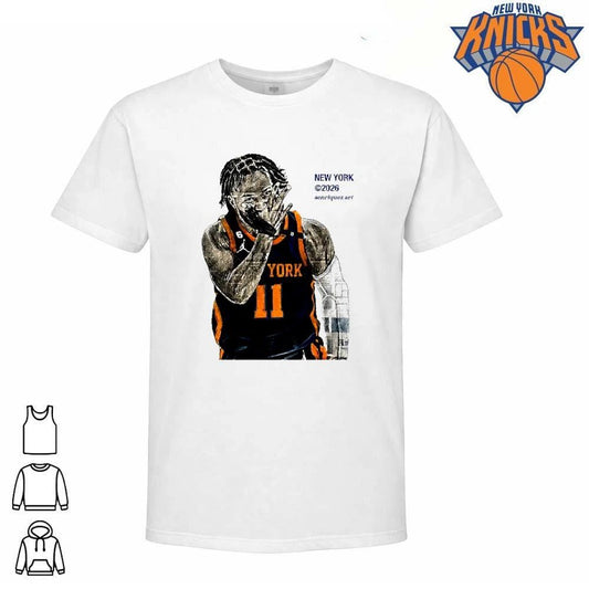 Jalen Brunson New York Knicks senriquez art 2026 basketball shirt