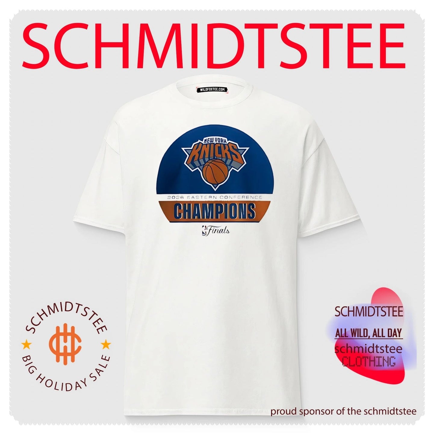 New York Knicks basketball 2026 Eastern Conference Champions Finals logo shirt