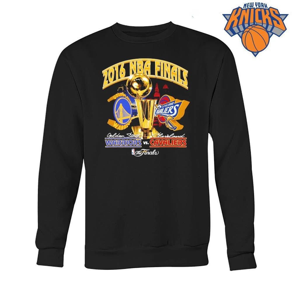 Golden State Warriors vs Cleveland Cavaliers 2016 NBA Historic Finals Mitchell & Ness Vintage Shirt