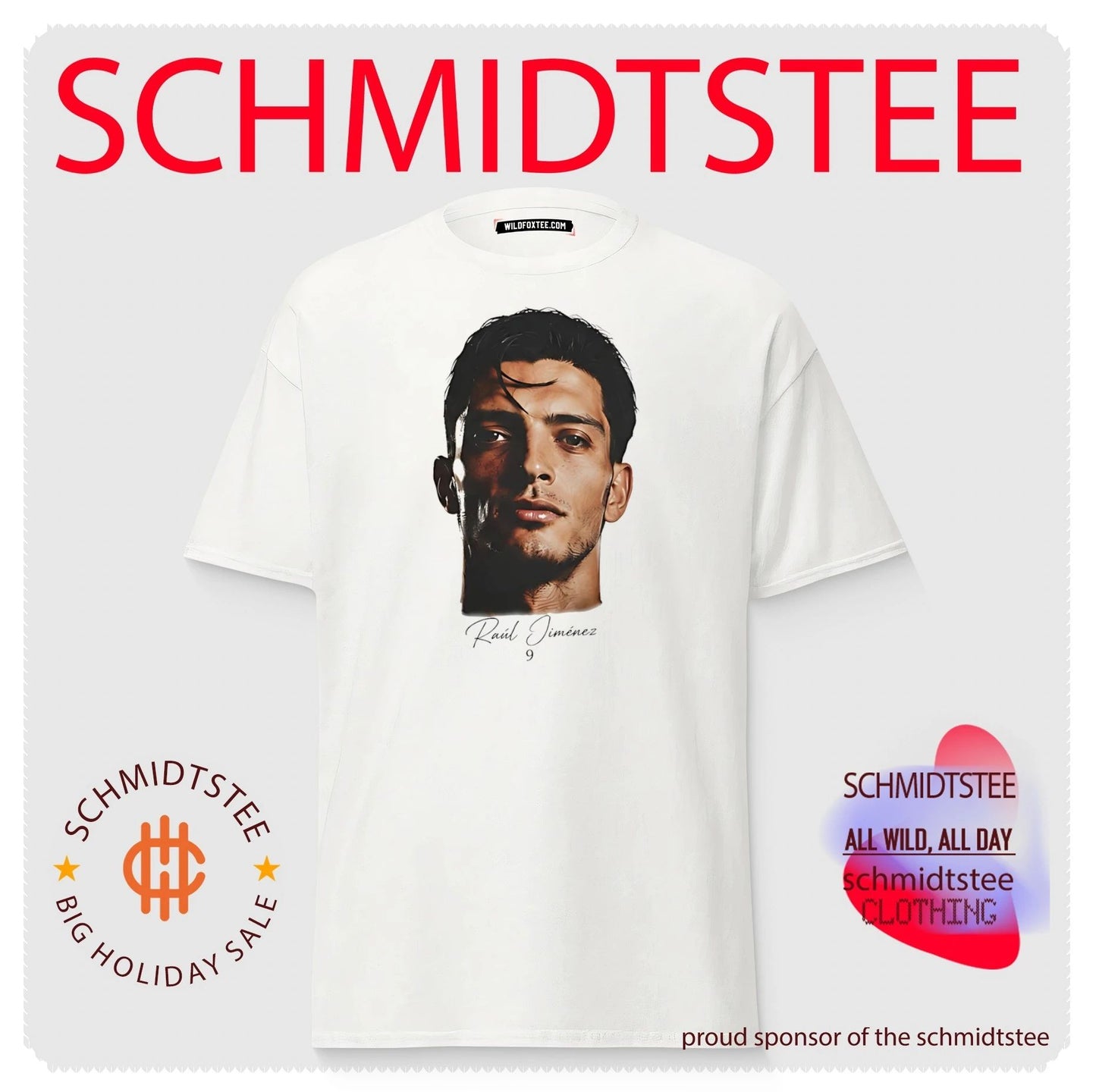Mexico World Cup Raul Jimenez portrait shirt