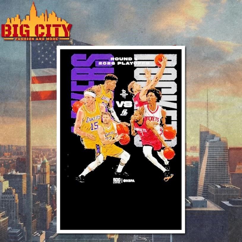 NBA Playoffs Houston Rockets Vs. Los Angeles Lakers 2026 Shirt