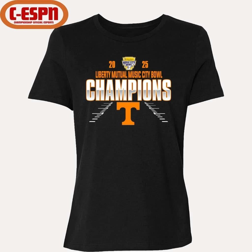 Tennessee Volunteers Liberty Mutual Music City Bowl Champions T-Shirt