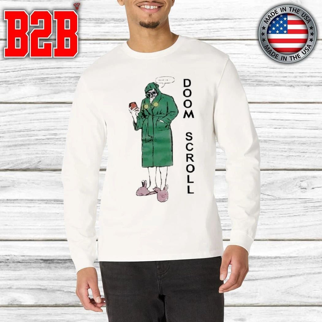 Robert Downey Jr Doom Scroll Phone Shirt
