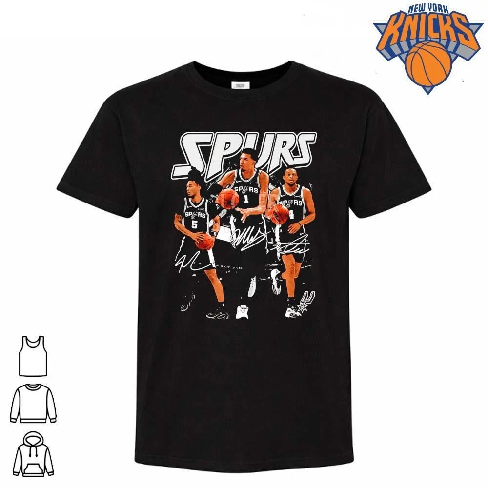 San Antonio Spurs NBA Finals 2026 Game 1 Victor Wembanyama Team Vintage T Shirt