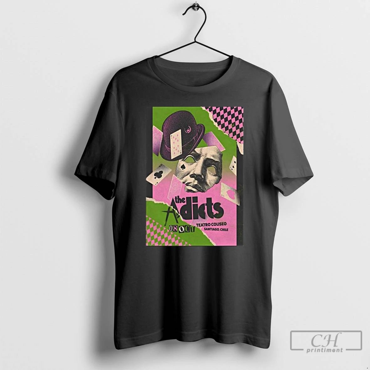 Premium The Adicts Santiago Tour On October 8 2025 Long Sleve T Shirts