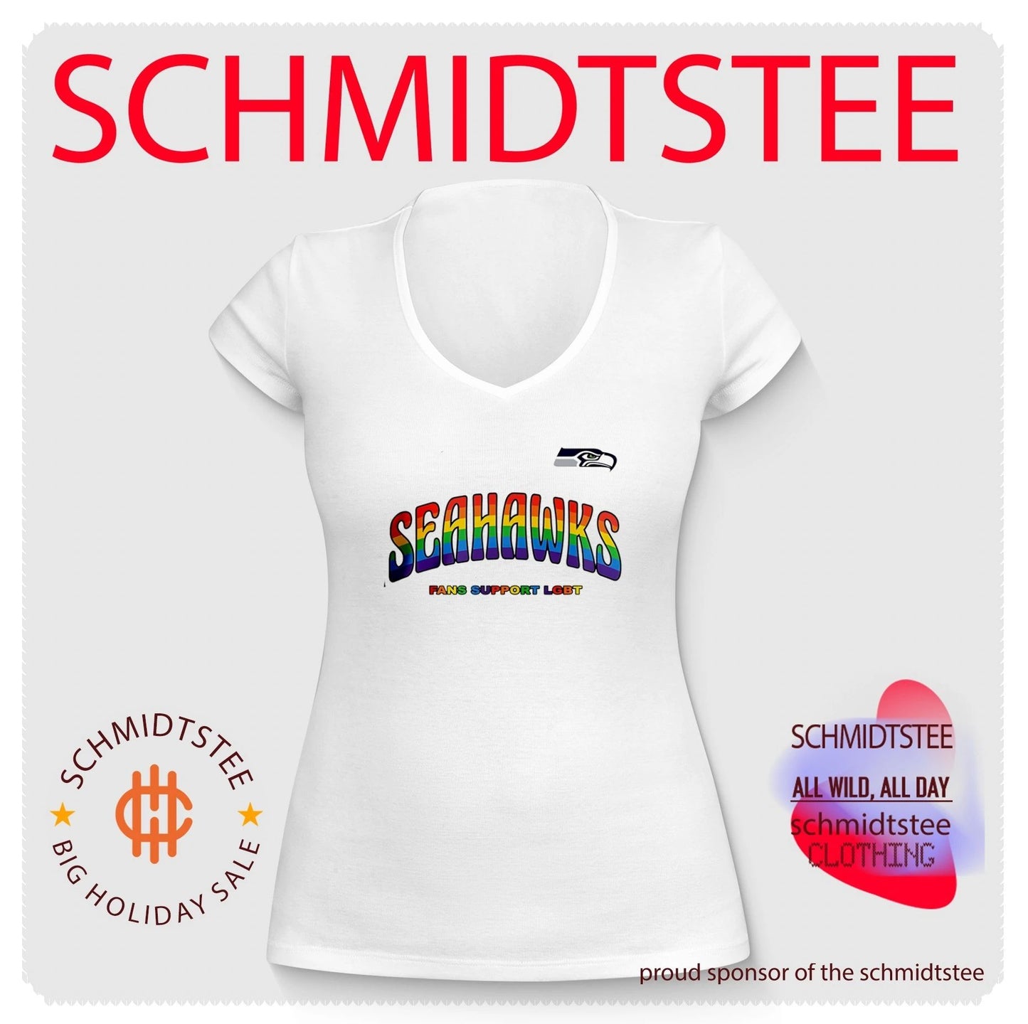 Seattle Seahawks Fans Support LGBT Pride Month shirt