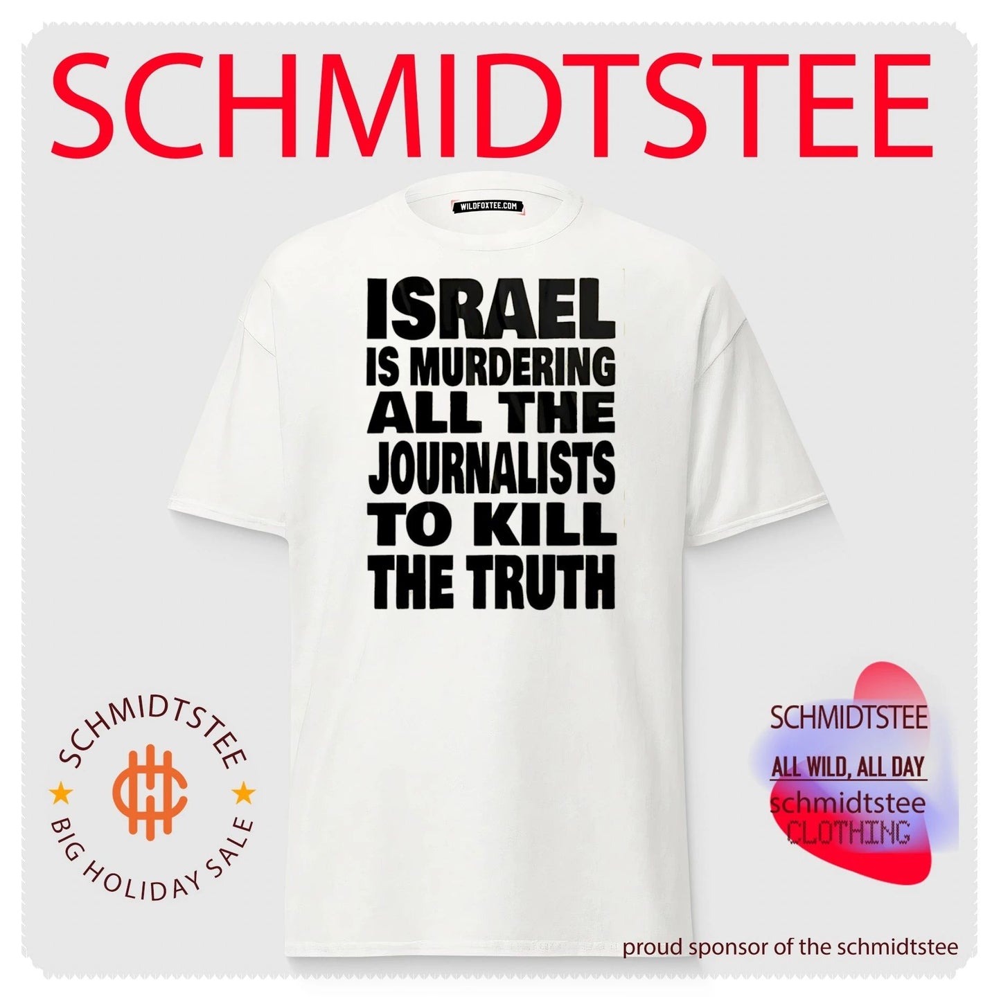 Israel is murdering all the journalist to kill the truth shirt