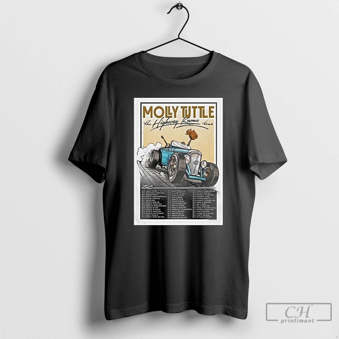 Premium The Highway Knows Tour 2025 Molly Tuttle Long Sleve T Shirts