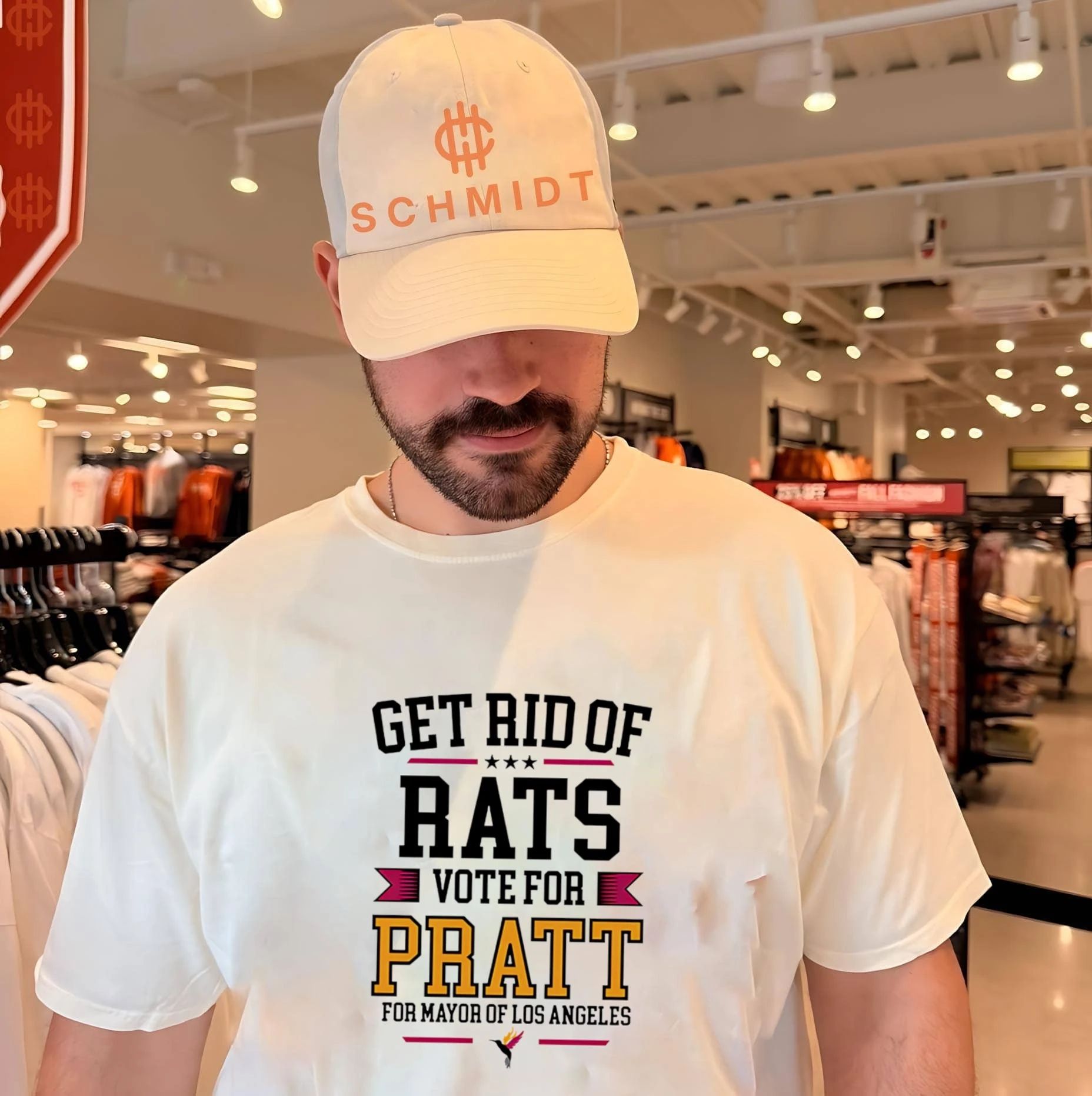 Get Rid Of Rats Vote for Pratt for Mayor of Los Angeles shirt