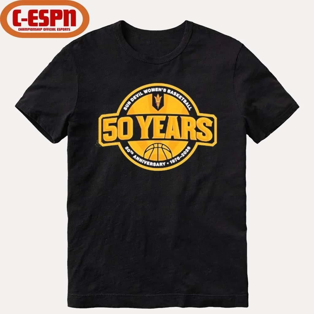 Arizona State Women’s Basketball 50th Anniversary T-Shirt