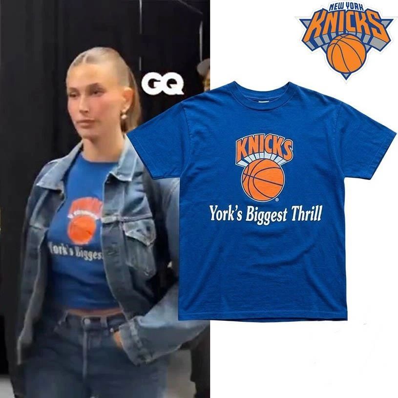 Hailey Bieber Knicks Game 4 York’s Biggest Thrill Baby Shirt