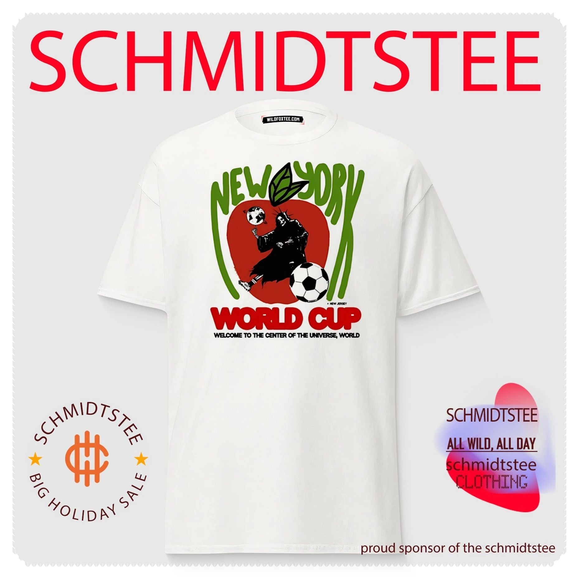 New York World Cup welcome to the center of the universe world shirt