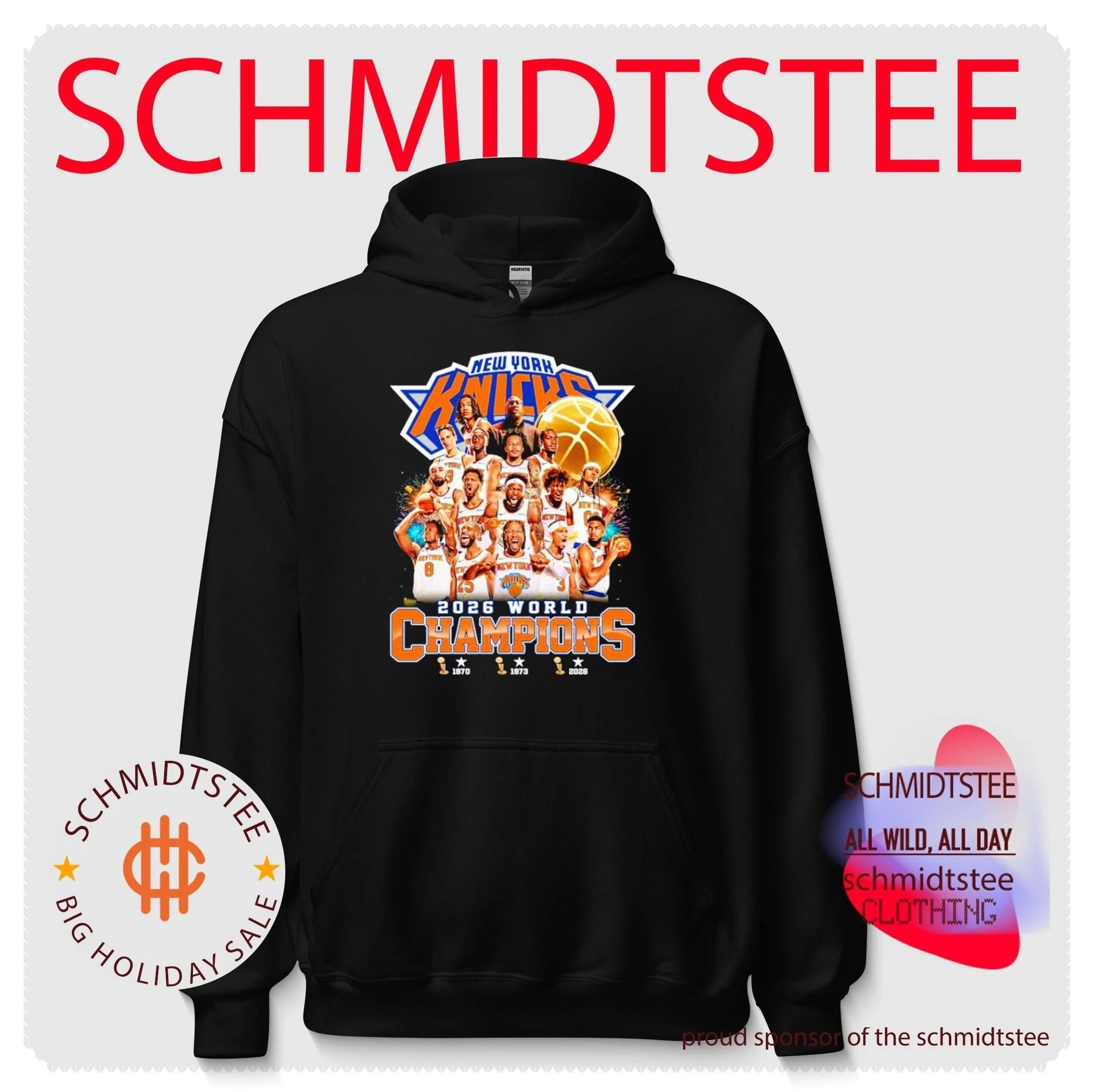 New York Knicks 2026 World Champions all team 3 Time shirt