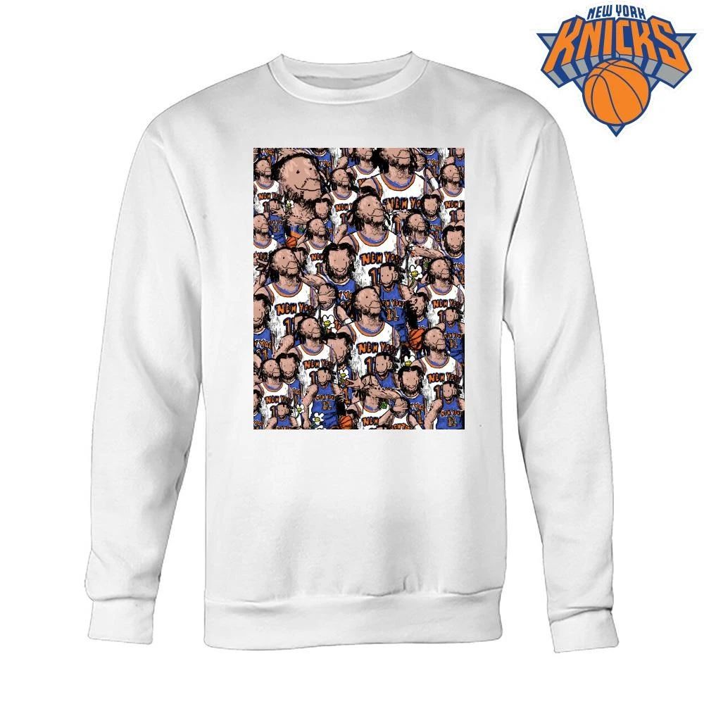 New York Knicks Slam Dunk Cartoon Character Vintage Basketball Graphic NBA Finals 2026 Shirt