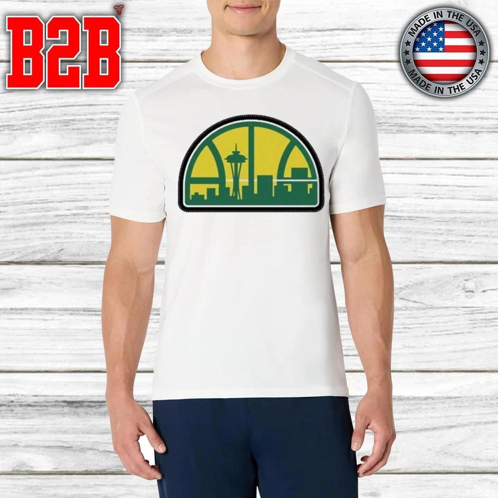 Seattle Supersonics Hardwood Logo Shirt