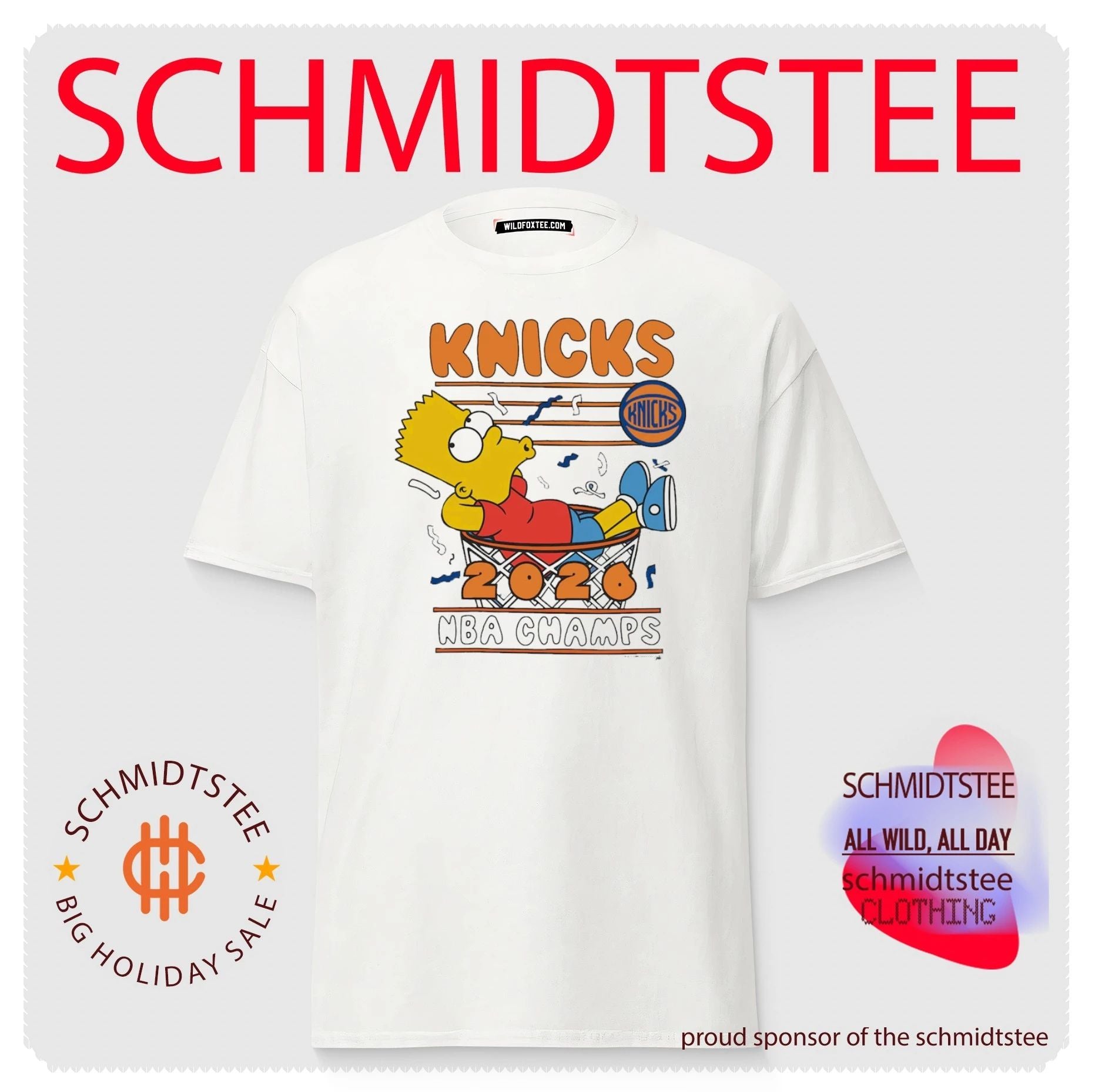 New York Knicks x The Simpsons 2026 NBA Finals Champions shirt