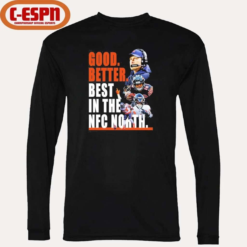 Chicago Bears Good Better Best In The NFC North Champs Shirt