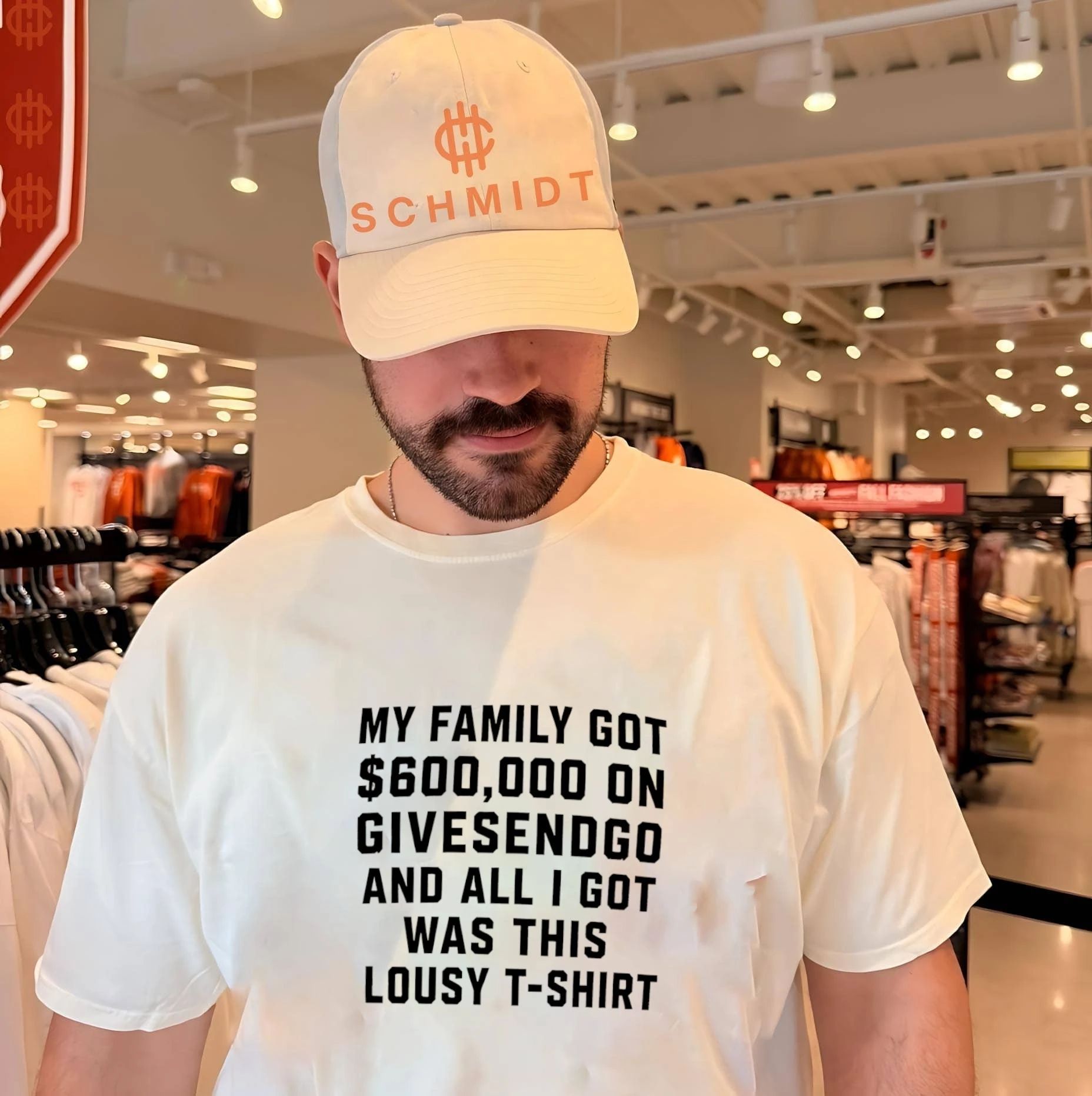 My family got on Givesendgo and all I got was this Lousy t-shirt shirt