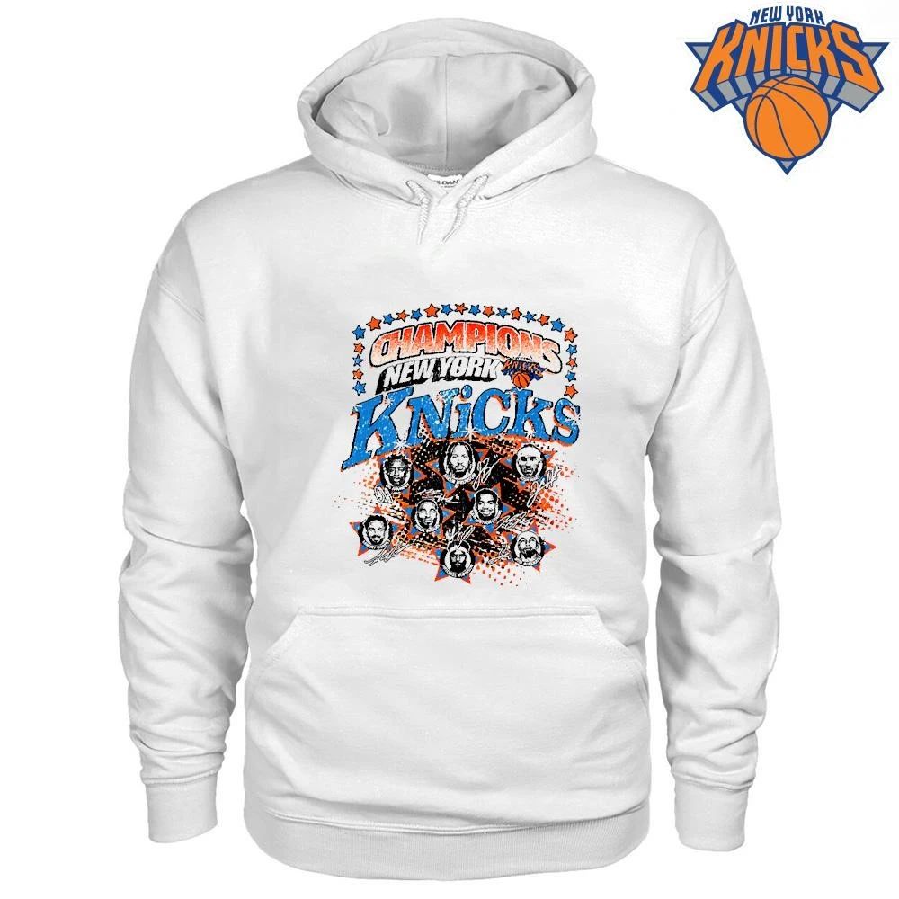 New York Knicks NBA Champions 2026 Players Signatures Stars Shirt