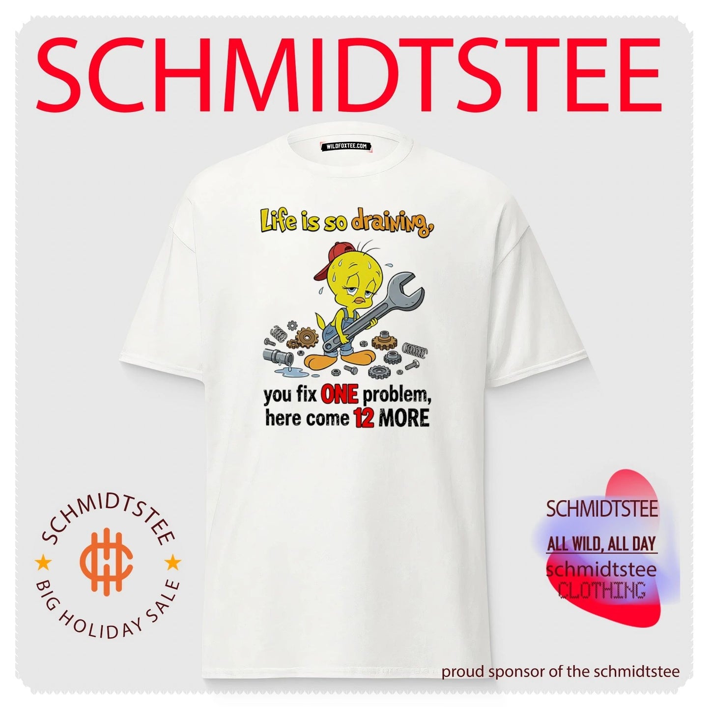 Life is so draining you fix one problem here come 12 more Tweety shirt