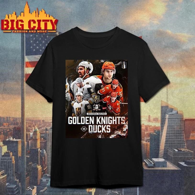 Original Vegas Golden Knights vs. Anaheim Ducks 2026 Playoffs Round 2 Matchup Set Shirt