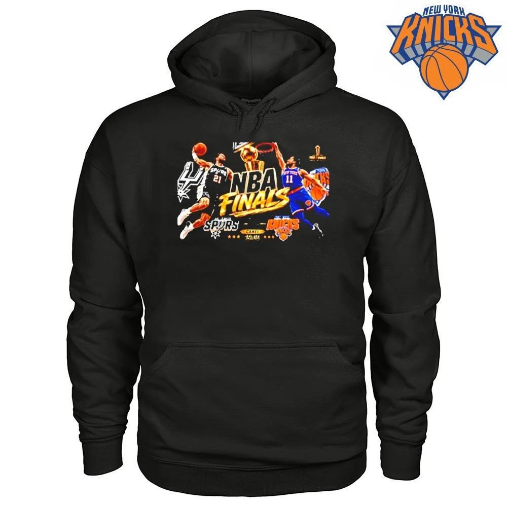 Tim Duncan Jalen Brunson San Antonio Spurs New York Knicks NBA Finals T Shirt