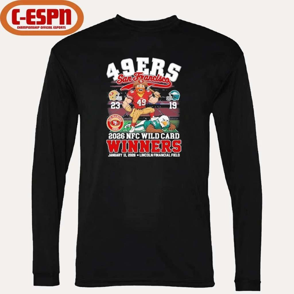San Francisco 49s Mascot 2026 NFC Wild Card Winners Shirt