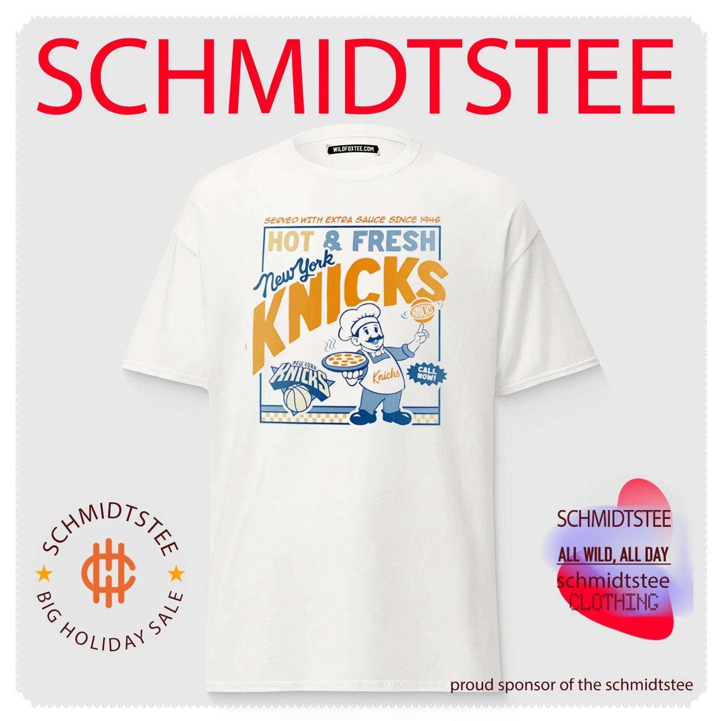 New York Knicks Hot and Fresh Served with extra sauce since 1946 shirt