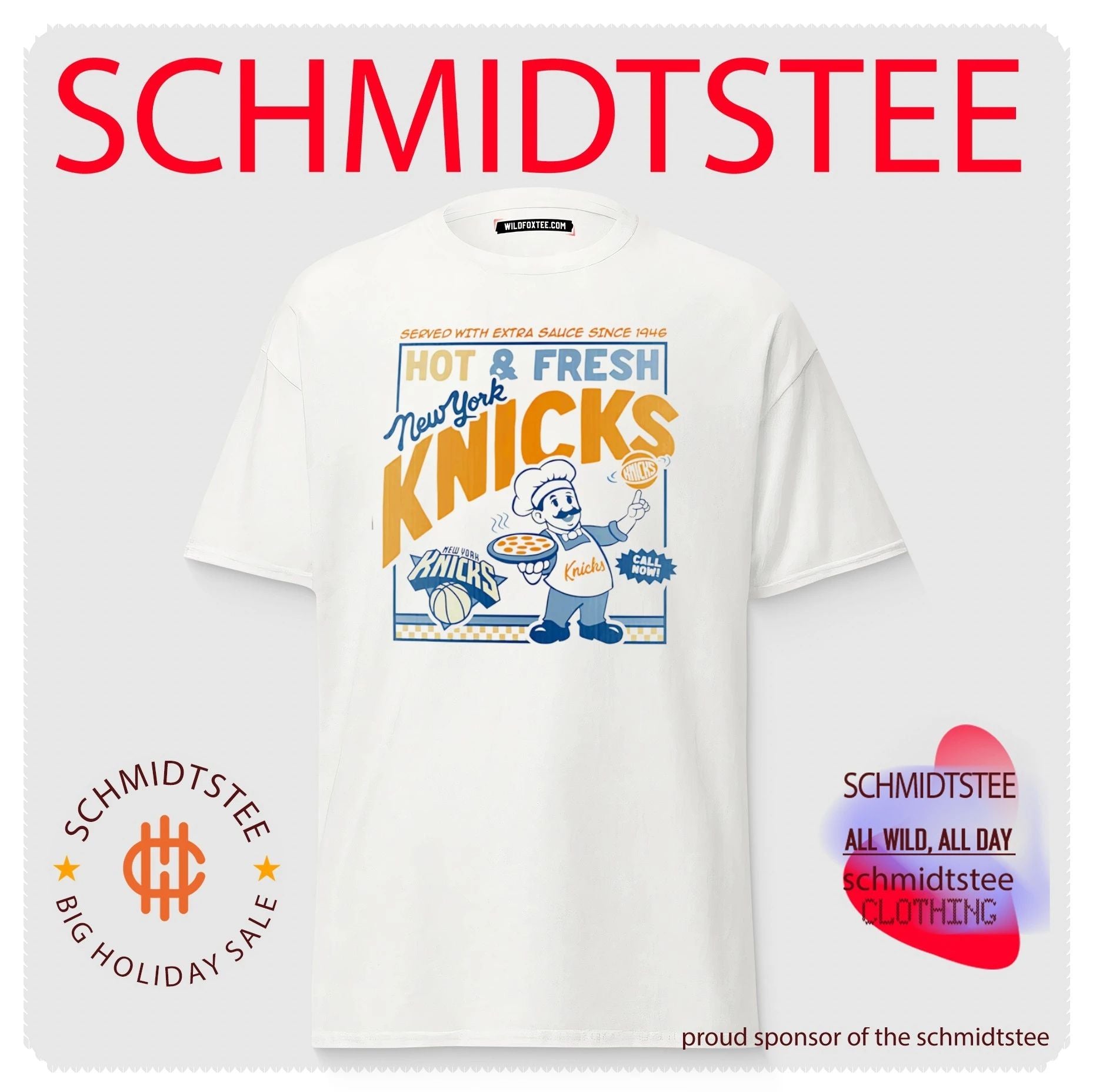 New York Knicks Hot and Fresh Served with extra sauce since 1946 shirt