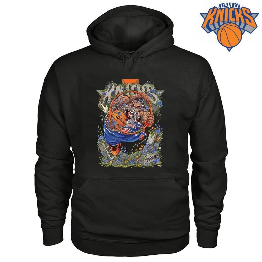 New York Knicks Champions NBA 2026 Slam Dunk Wilson Basketball Floral Manifest1988 Basketball Shirt