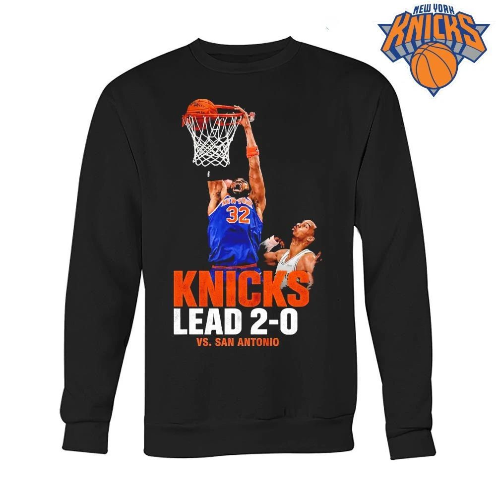 New York Knicks Karl Anthony Towns Dunk Lead 2 0 Vs San Antonio Spurs NBA Finals 2026 Shirt