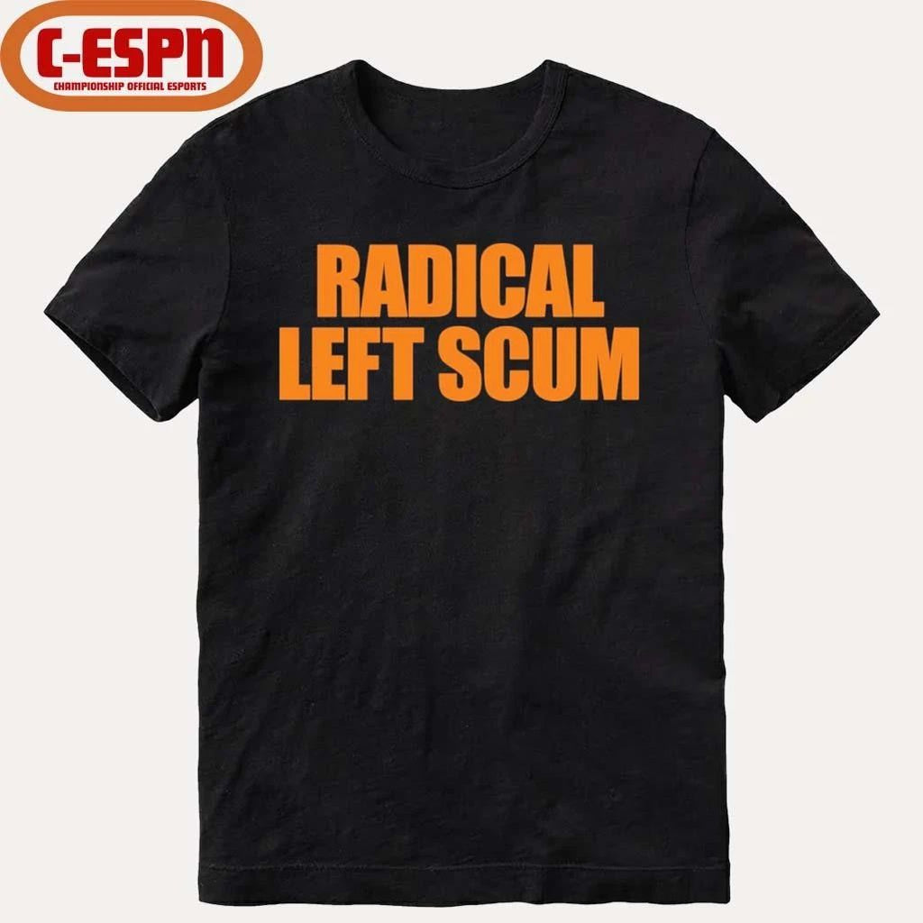 Radical Left Scum – Orange T-Shirt