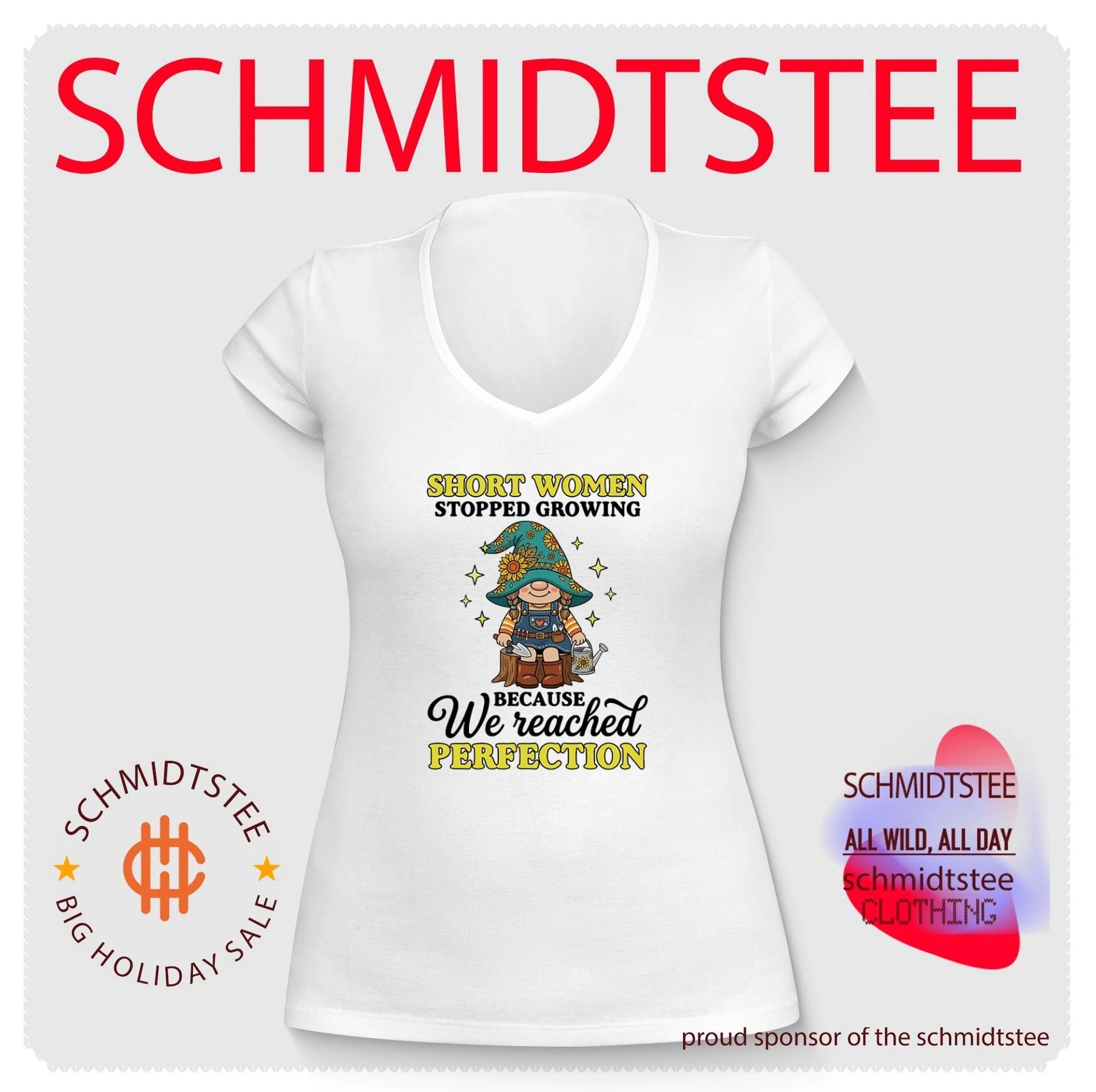 Short women stopped growing because we reached perfection shirt