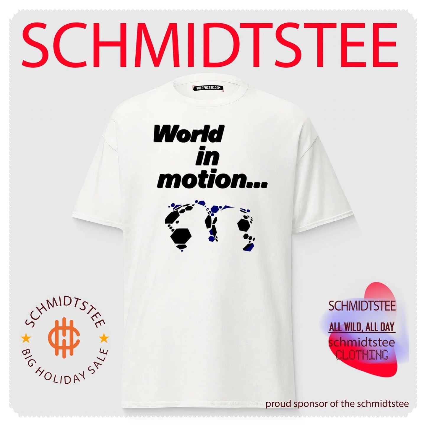 World in Motion Sooccer shirt