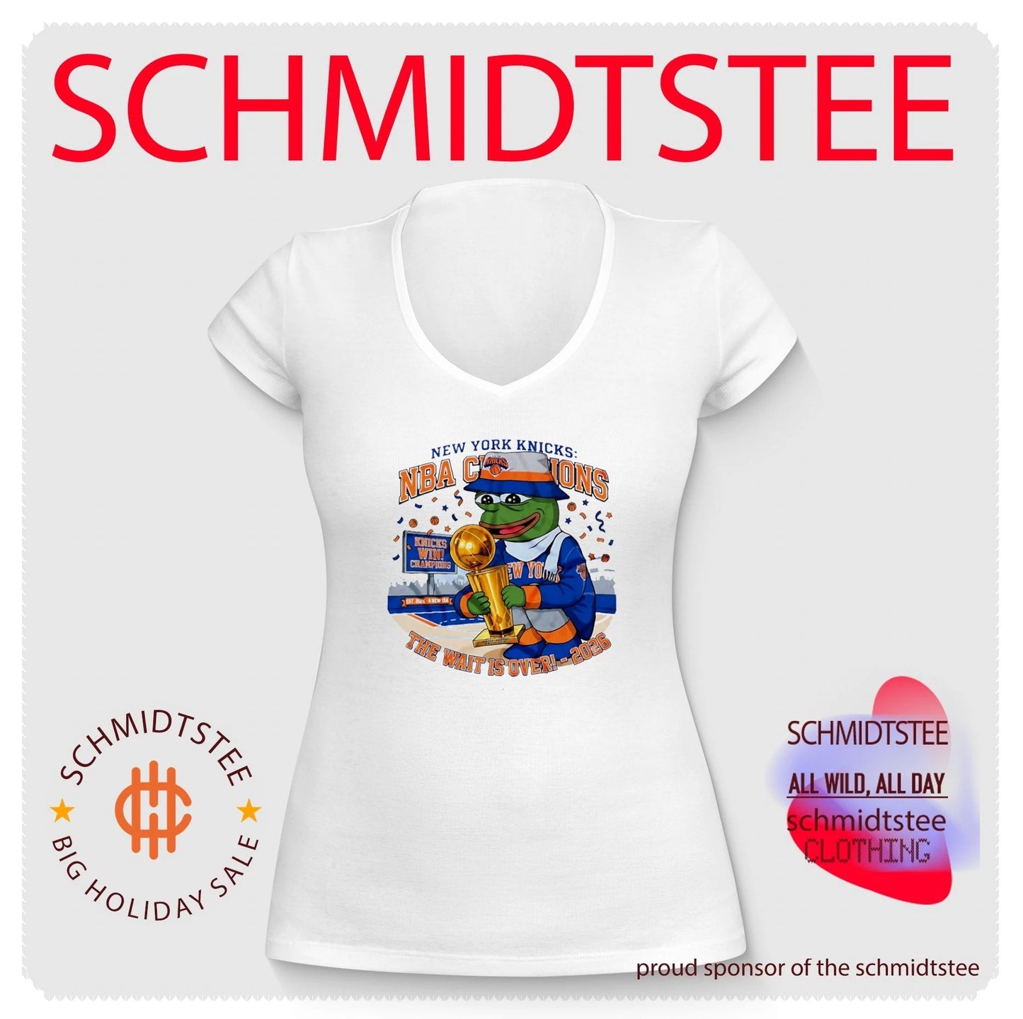 Pepe The Frog New York Knicks 2026 NBA Champions Shirt
