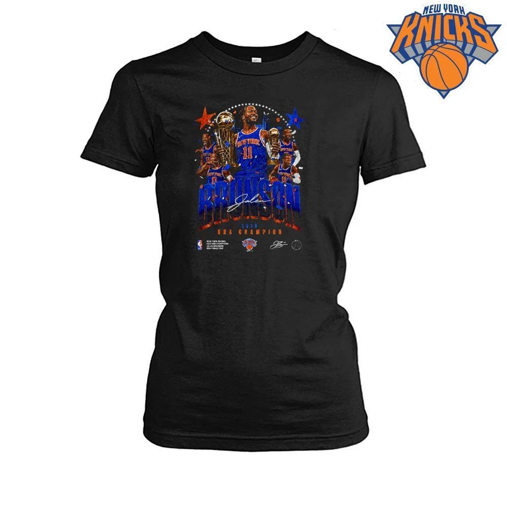 New York Knicks Champions NBA 2026 Jalen Brunson Finals MVP Basketball Shirt