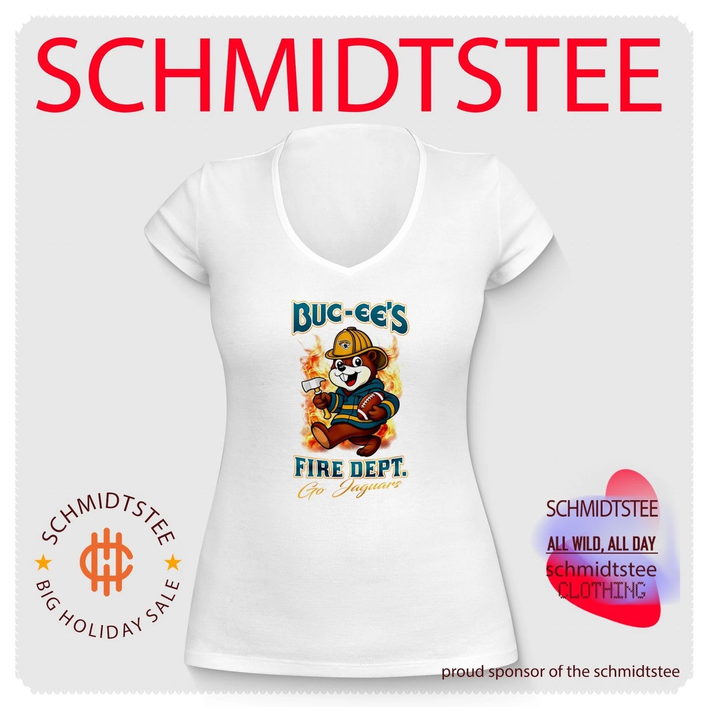 Jacksonville Jaguars Buc-Ee’s Fire Dept go Bears Firefighter Strong shirt