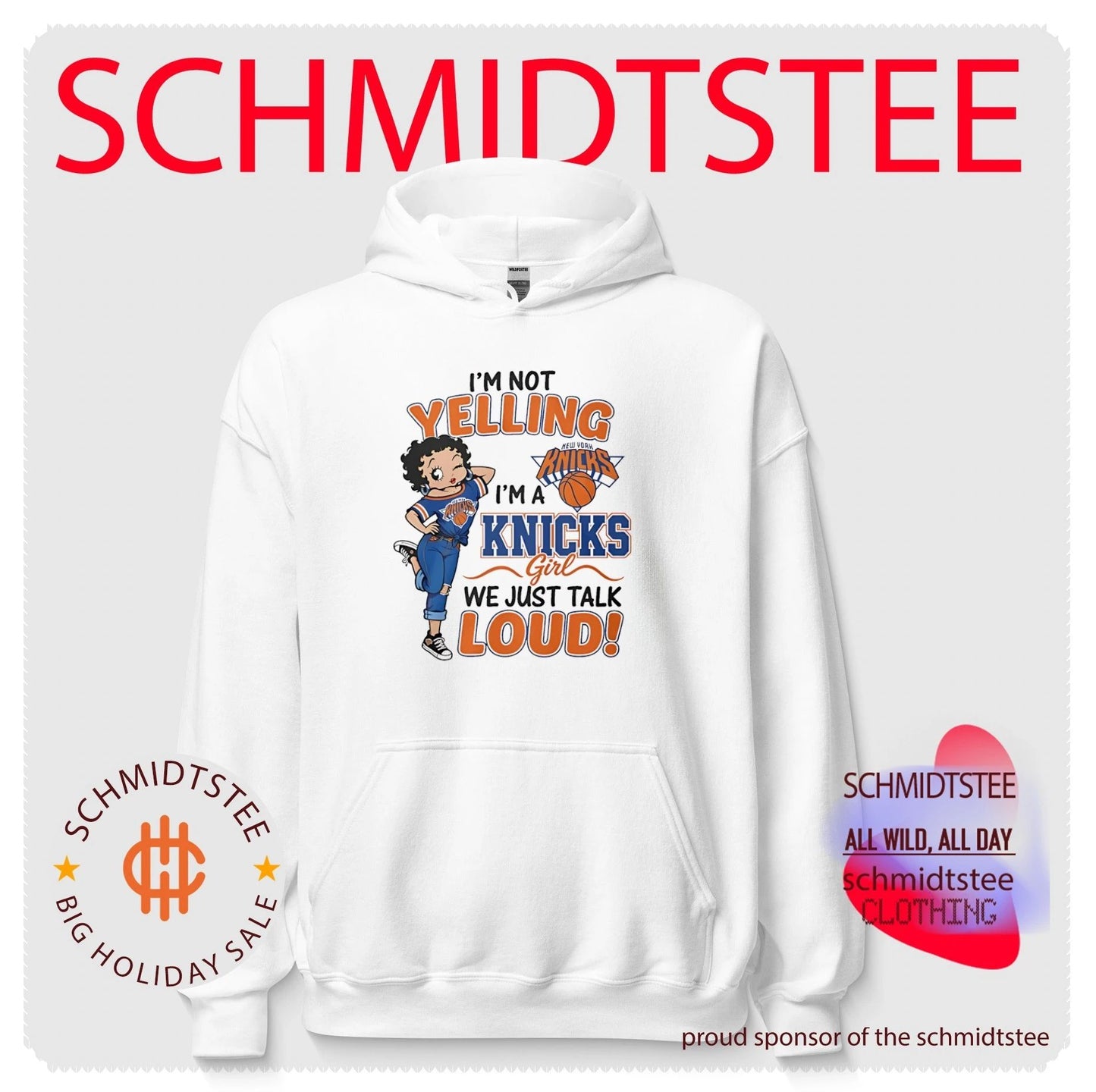 I’m not yelling I’m a New York Knicks girl we just talk loud shirt