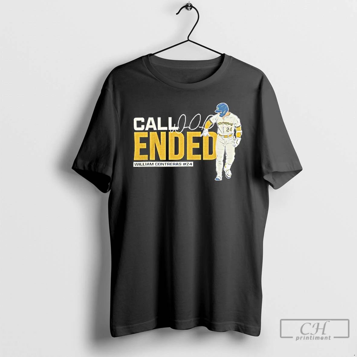 Premium Call Ended William Contreras Milwaukee Brewers Baseball Signature T Shirts