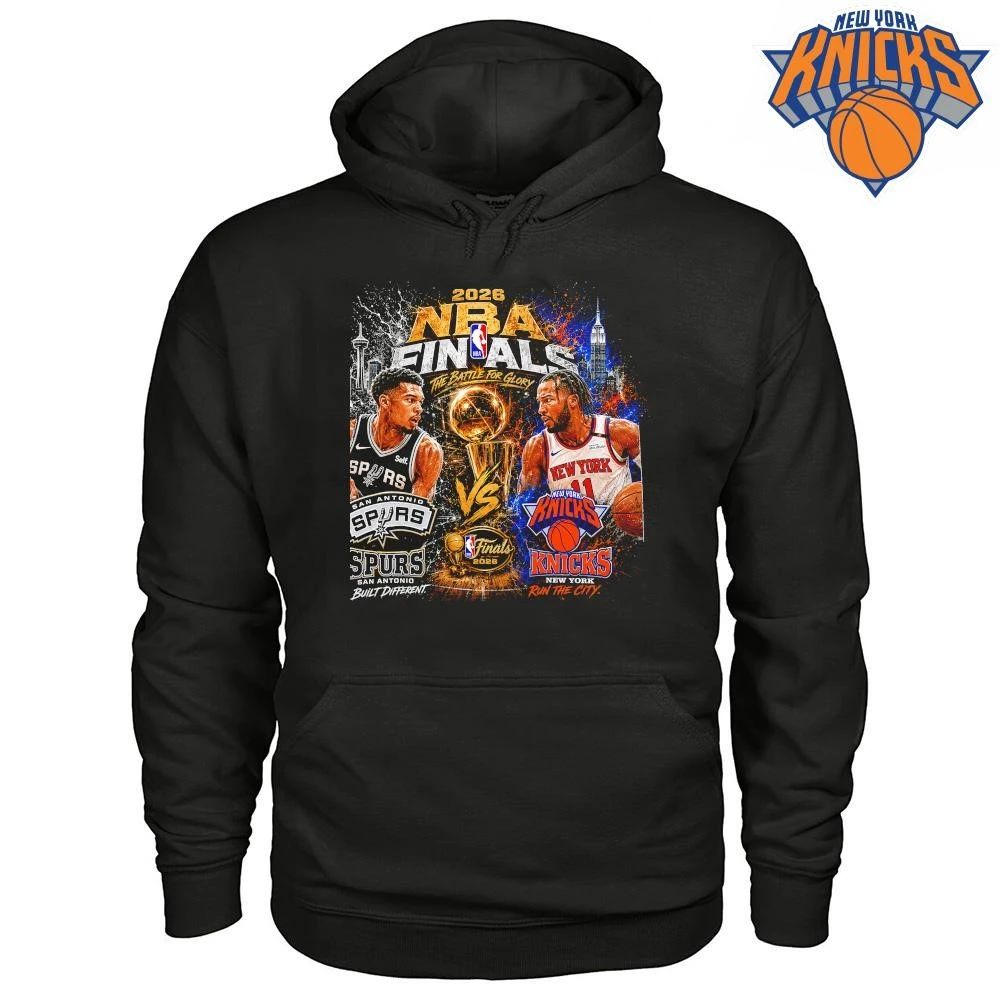 NBA Finals 2026 San Antonio Spurs vs New York Knicks The Battle For Glory Graphic T Shirt